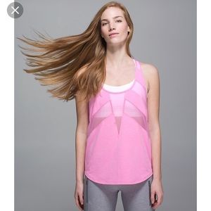 Lulu Lemon pink top